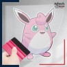 stickers sous film transfert Pokémon Grodoudou