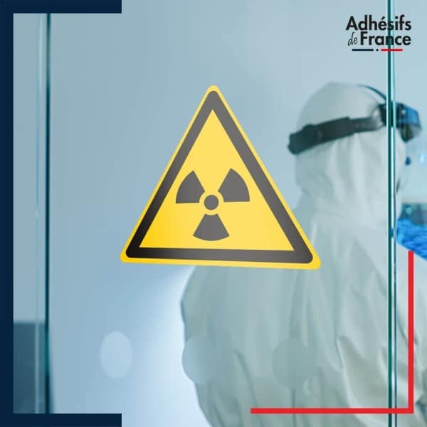 adhésif norme iso 7010 danger matières radioactives