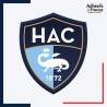Adhésif autocollant club football HAC