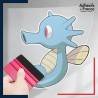 stickers sous film transfert Pokémon Hypotrempe