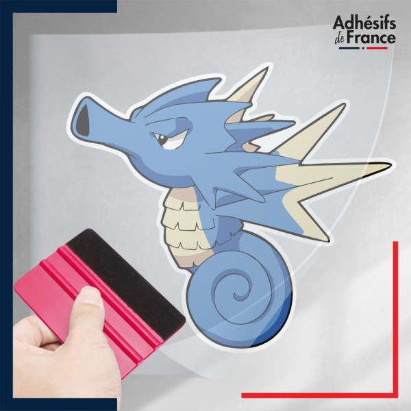 stickers sous film transfert Pokémon Hypocéan