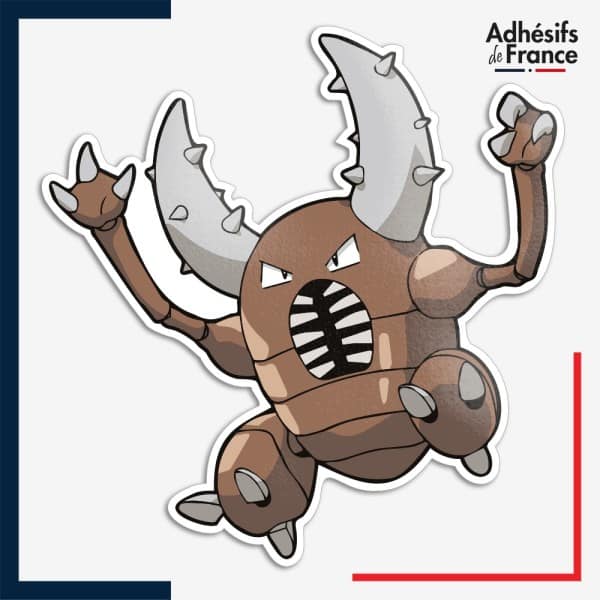 Sticker Pokémon Scarabrute