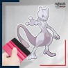 stickers sous film transfert Pokémon Mewtwo