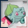 stickers sous film transfert Pokémon Bulbizarre