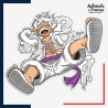 Sticker One Piece - Luffy Gear 5