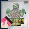 Adhésif Halloween sous film transfert Momie Halloween monster