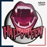 Sticker Dents de vampire Halloween