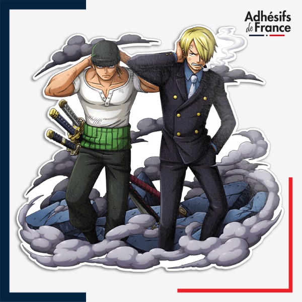 Sticker One Piece - Zoro et Sanji