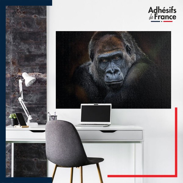 sticker murale décor animaux Gorille