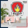 Adhésif grand format La Pat' Patrouille - Logo de Marcus (Marshall)