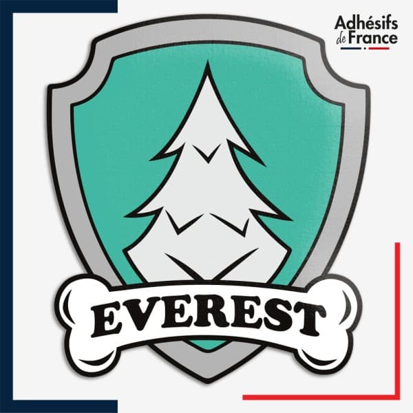 Sticker La Pat' Patrouille - Blason de Everest