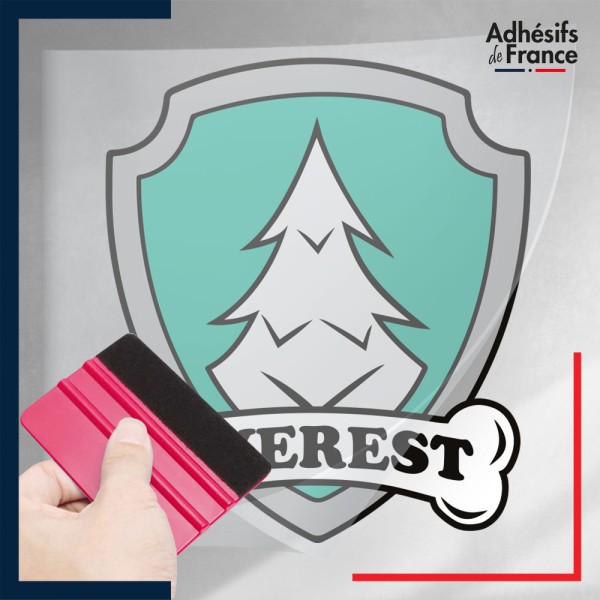 stickers sous film transfert La Pat' Patrouille - Symbole de Everest