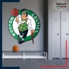 Adhésif grand format écusson basket - Boston Celtics