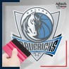 stickers sous film transfert blason basketball - Dallas Mavericks