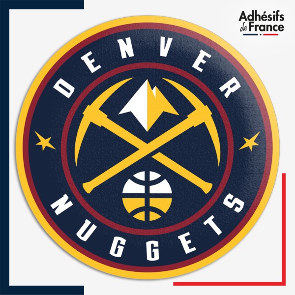 Sticker logo basketball - Denver Nuggets