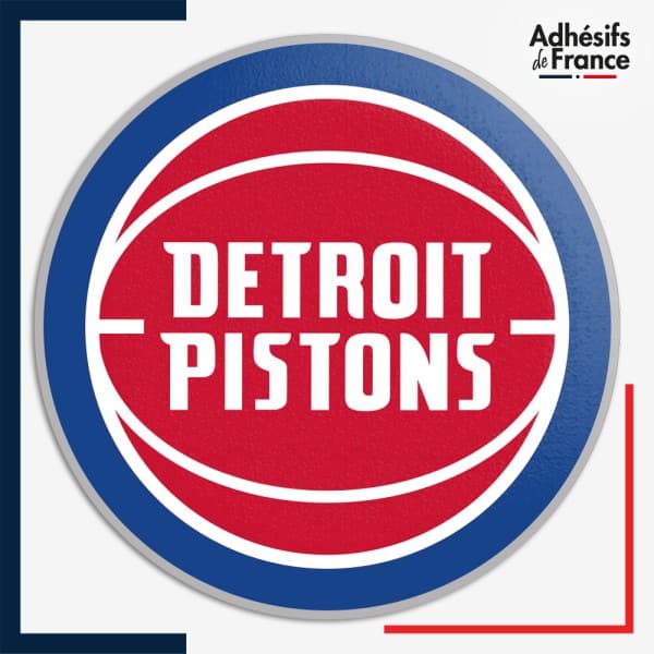 Sticker logo basketball - Detroit Pistons