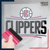 stickers sous film transfert blason basketball - Los Angeles Clippers