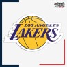 Sticker logo basketball - Los Angeles Lakers