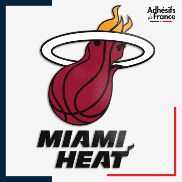 Sticker logo basketball - Miami Heat