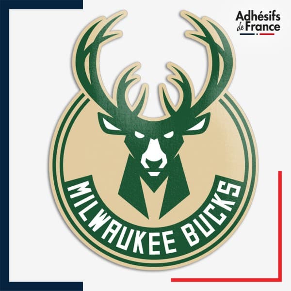 Sticker logo basketball - Milwaukee Bucks