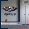 Adhésif grand format écusson basket - New Orleans Pelicans