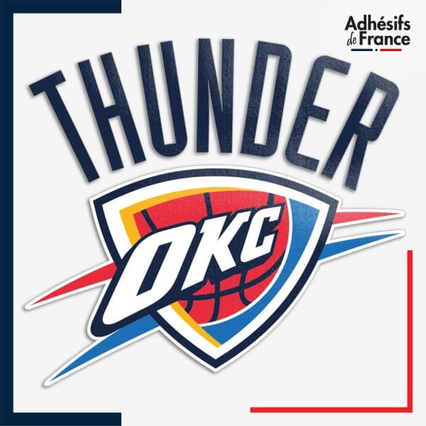 Sticker logo basketball - Oklahoma City Thunder